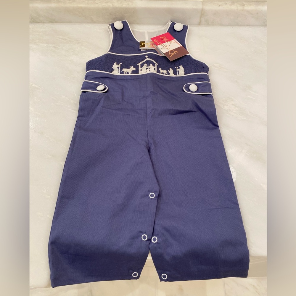 Nativity Smocked Longall